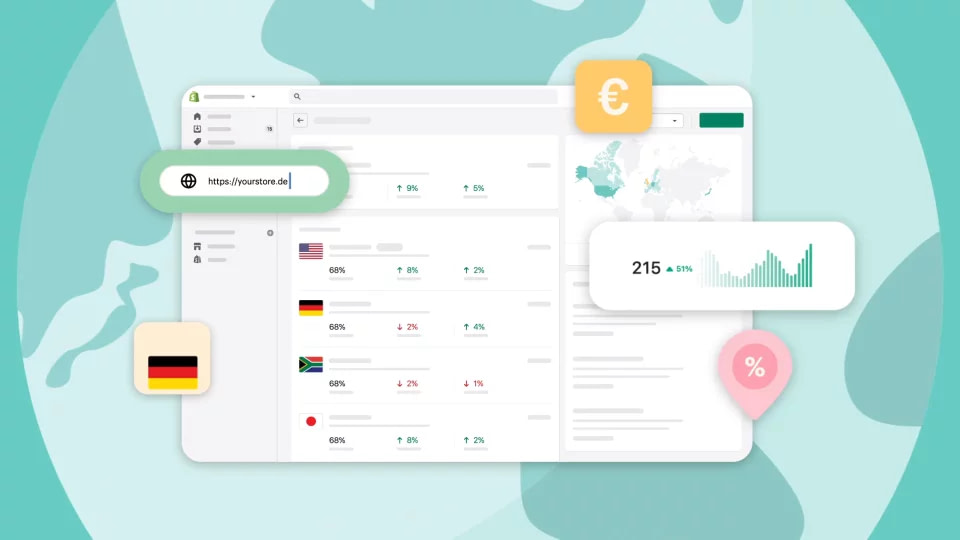 browser page with Germán flag, Euro symbol, and percent